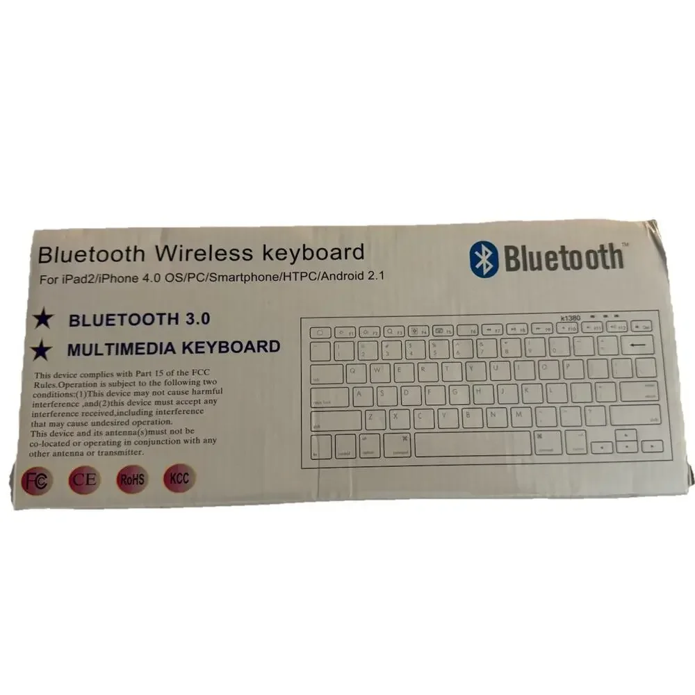 Bluetooth 3.0 Wireless Keyboard for iPad 2 IPhone 4.0 OS Smartphone PC Android